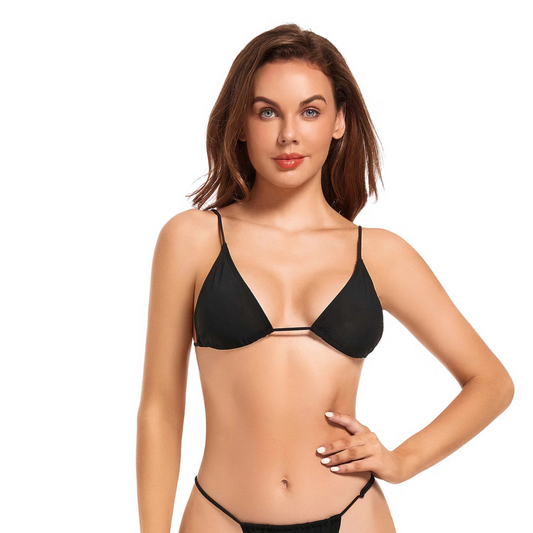 Paola - Tan-Through Bikini Top