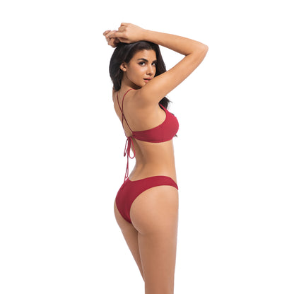 Carmela - Tan-Through Bikini Top